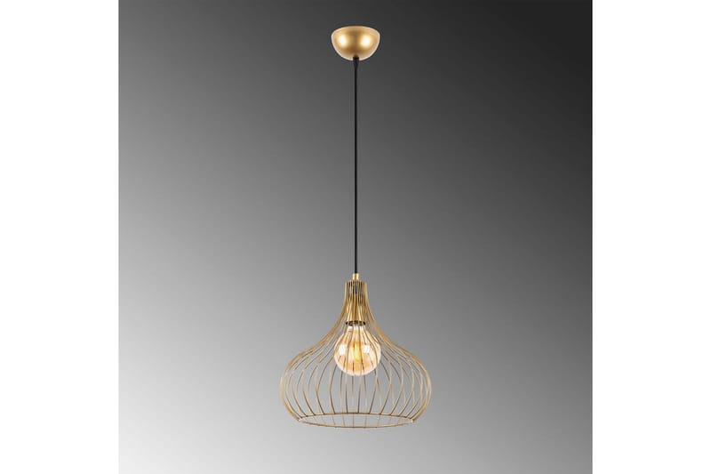 Taklampe Kiron Skinnende Gull - Skinnende Gull - Belysning - Innendørsbelysning & Lamper - Taklampe - Pendellamper & Hengelamper