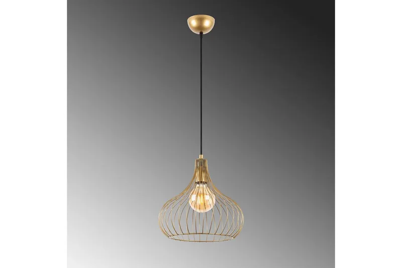 Taklampe Kiron Skinnende Gull - Skinnende Gull - Belysning - Innendørsbelysning & Lamper - Taklampe - Pendellamper & Hengelamper