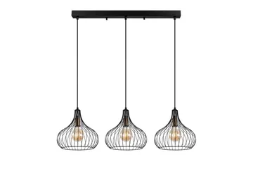 Taklampe Kiron Svart / Gammeldags Tre - Svart - Belysning - Innendørsbelysning & Lamper - Taklampe - Pendellamper & Hengelamper