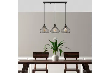 Taklampe Kiron Svart / Gammeldags Tre - Svart - Belysning - Innendørsbelysning & Lamper - Taklampe - Pendellamper & Hengelamper