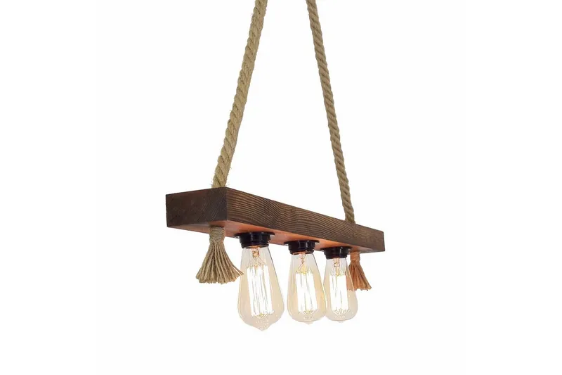 Taklampe Kutuk Valnøtt - Brun - Belysning - Innendørsbelysning & Lamper - Taklampe - Pendellamper & Hengelamper