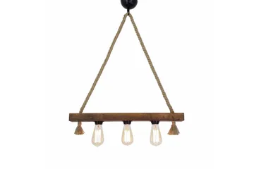 Taklampe Kutuk Valnøtt - Brun - Belysning - Innendørsbelysning & Lamper - Taklampe - Pendellamper & Hengelamper