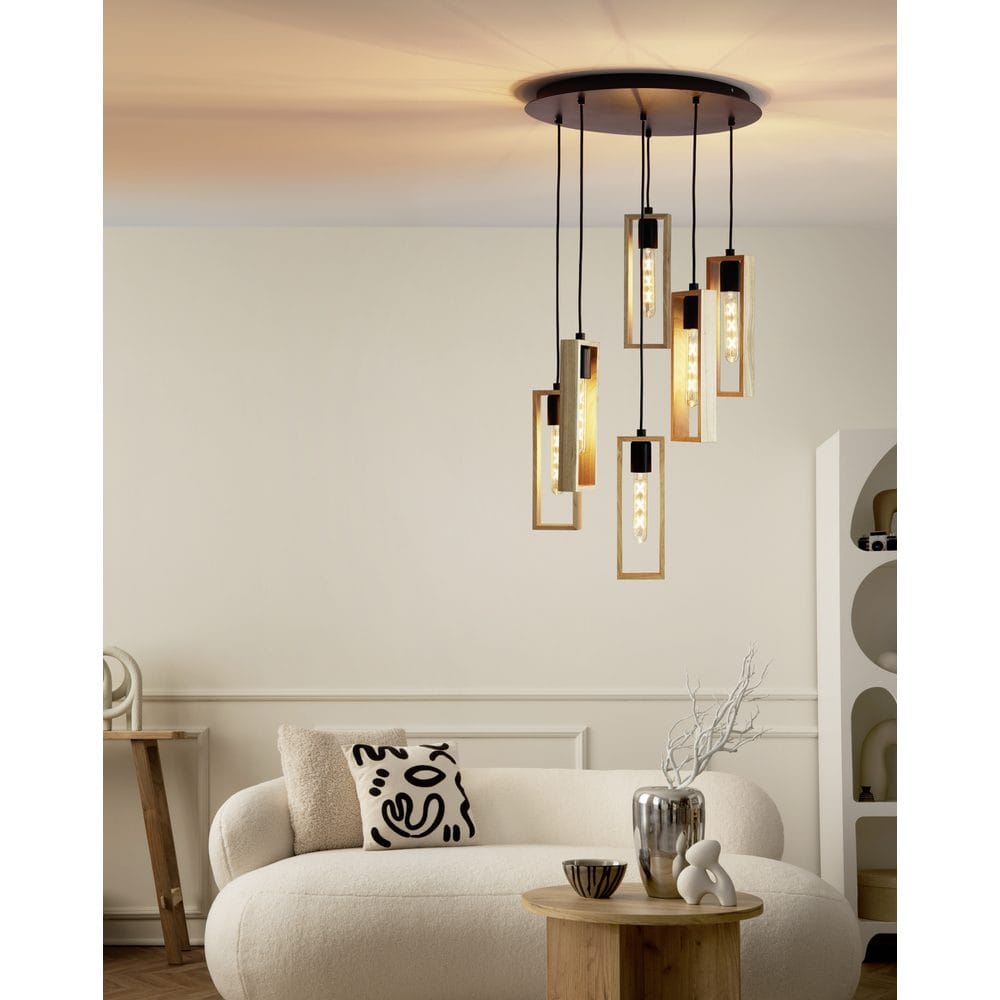 Taklampe Littleton med 6 lamper - 50 cm