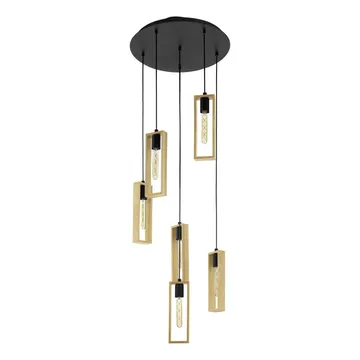 Taklampe Littleton med 6 lamper - 50 cm - Belysning - Innendørsbelysning & Lamper - Taklampe - Pendellamper & Hengelamper