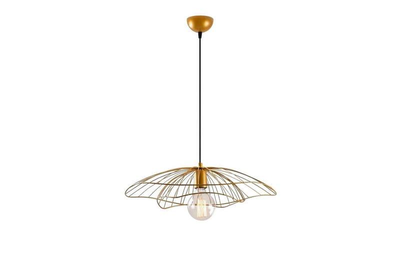 Taklampe Majrula Blomst Gull - Gull - Belysning - Innendørsbelysning & Lamper - Taklampe - Pendellamper & Hengelamper