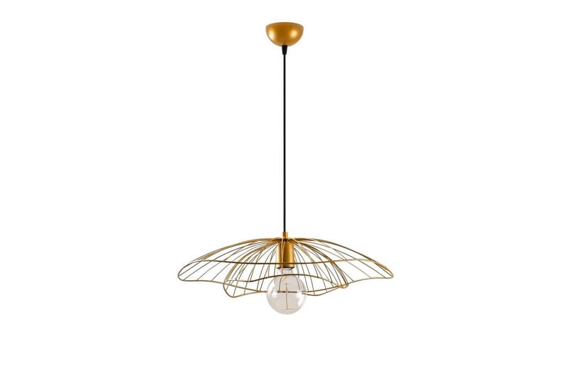 Taklampe Majrula Blomst Gull - Gull - Belysning - Innendørsbelysning & Lamper - Taklampe - Pendellamper & Hengelamper