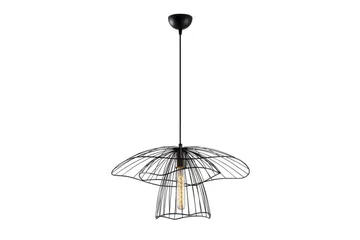 Taklampe Majrula Blomst Svart - Svart - Belysning - Innendørsbelysning & Lamper - Taklampe - Pendellamper & Hengelamper