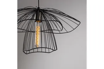 Taklampe Majrula Blomst Svart - Svart - Belysning - Innendørsbelysning & Lamper - Taklampe - Pendellamper & Hengelamper