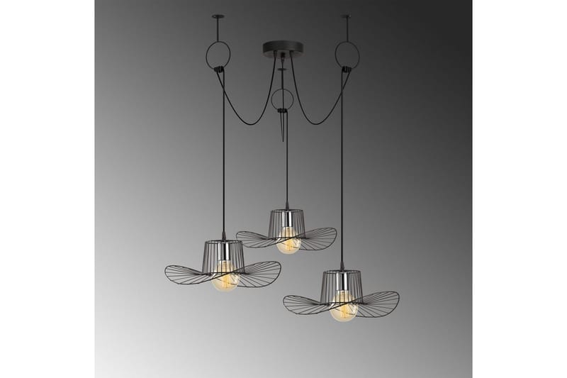 Taklampe Majrula Svart Tre Stikkontakt - Tre Stikkontakt - Belysning - Innendørsbelysning & Lamper - Taklampe - Pendellamper & Hengelamper