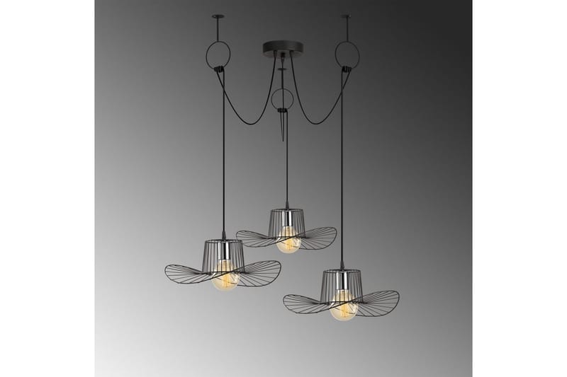 Taklampe Majrula Svart Tre Stikkontakt - Tre Stikkontakt - Belysning - Innendørsbelysning & Lamper - Taklampe - Pendellamper & Hengelamper