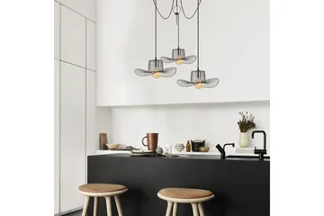 Taklampe Majrula Svart Tre Stikkontakt - Tre Stikkontakt - Belysning - Innendørsbelysning & Lamper - Taklampe - Pendellamper & Hengelamper