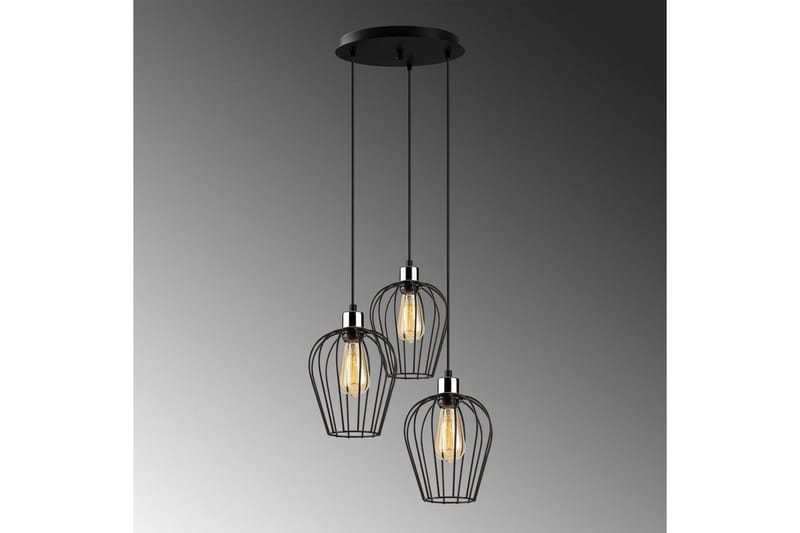 Taklampe Majrulao Svart Sirkel - Svart - Belysning - Innendørsbelysning & Lamper - Taklampe - Pendellamper & Hengelamper