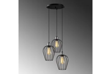 Taklampe Majrulao Svart Sirkel - Svart - Belysning - Innendørsbelysning & Lamper - Taklampe - Pendellamper & Hengelamper