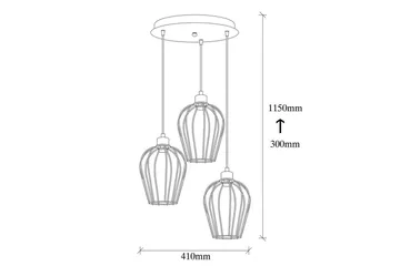 Taklampe Majrulao Svart Sirkel - Svart - Belysning - Innendørsbelysning & Lamper - Taklampe - Pendellamper & Hengelamper