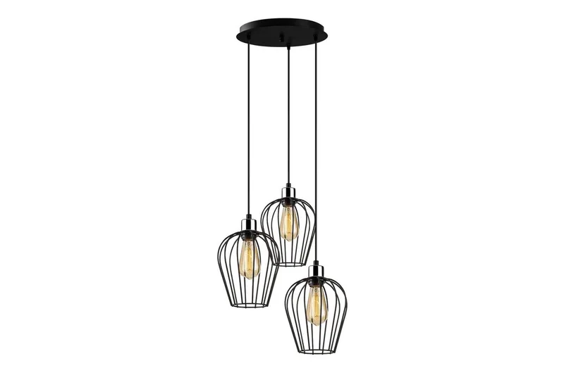 Taklampe Majrulao Svart Sirkel - Svart - Belysning - Innendørsbelysning & Lamper - Taklampe - Pendellamper & Hengelamper