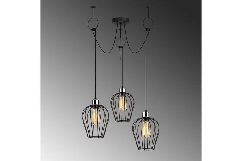 Taklampe Majrulao Svart - Svart - Belysning - Innendørsbelysning & Lamper - Taklampe - Pendellamper & Hengelamper