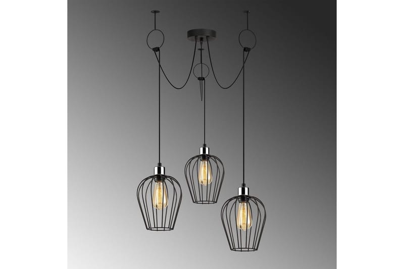 Taklampe Majrulao Svart - Svart - Belysning - Innendørsbelysning & Lamper - Taklampe - Pendellamper & Hengelamper