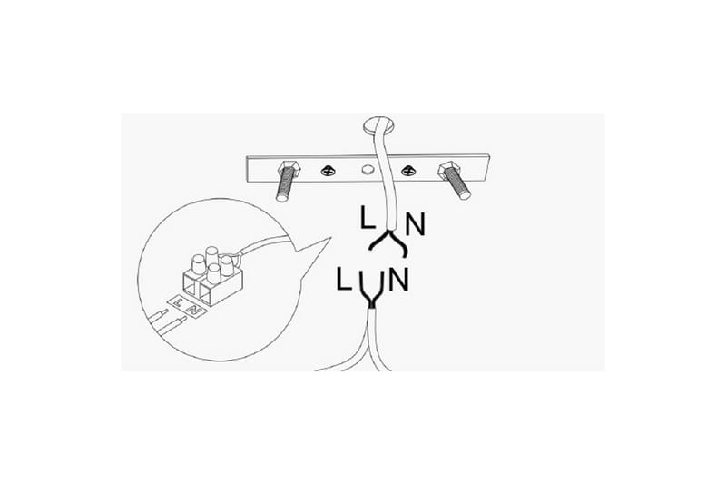 Taklampe Majrulao Svart - Svart - Belysning - Innendørsbelysning & Lamper - Taklampe - Pendellamper & Hengelamper