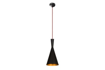 Taklampe Mangol Svart / Rød Diameter: 19 cm - Mørkerød/Svart - Belysning - Innendørsbelysning & Lamper - Taklampe - Pendellamper & Hengelamper