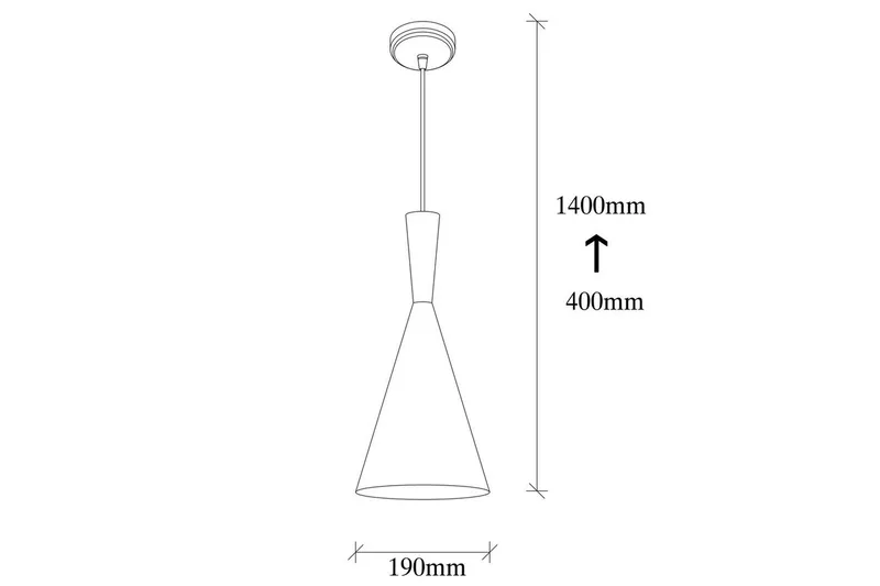 Taklampe Mangol Svart / Rød Diameter: 19 cm - Mørkerød/Svart - Belysning - Innendørsbelysning & Lamper - Taklampe - Pendellamper & Hengelamper