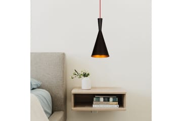 Taklampe Mangol Svart / Rød Diameter: 19 cm - Mørkerød/Svart - Belysning - Innendørsbelysning & Lamper - Taklampe - Pendellamper & Hengelamper