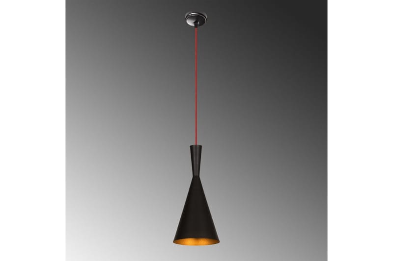 Taklampe Mangol Svart / Rød Diameter: 19 cm - Mørkerød/Svart - Belysning - Innendørsbelysning & Lamper - Taklampe - Pendellamper & Hengelamper