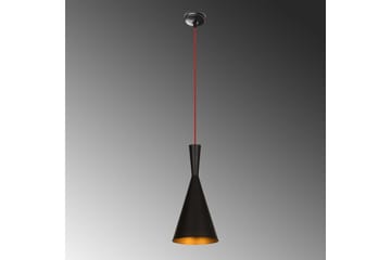 Taklampe Mangol Svart / Rød Diameter: 19 cm - Mørkerød/Svart - Belysning - Innendørsbelysning & Lamper - Taklampe - Pendellamper & Hengelamper