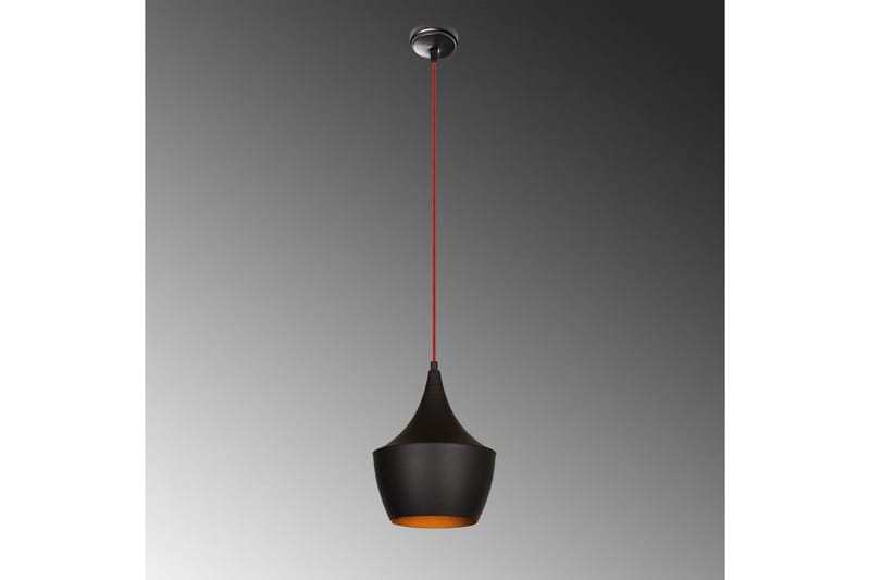 Taklampe Mangol Svart / Rød Diameter: 23 cm - Mørkerød/Svart - Belysning - Innendørsbelysning & Lamper - Taklampe - Pendellamper & Hengelamper