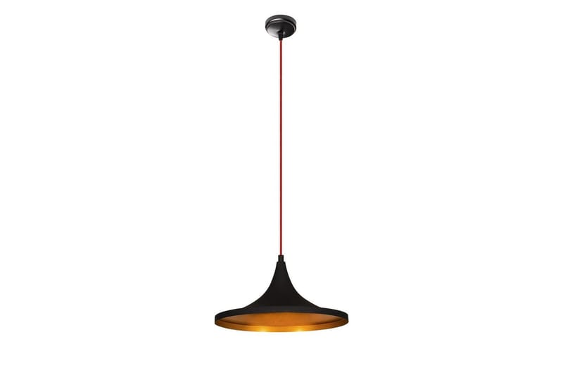 Taklampe Mangol Svart / Rød Diameter: 35 cm - Mørkerød/Svart - Belysning - Innendørsbelysning & Lamper - Taklampe - Pendellamper & Hengelamper
