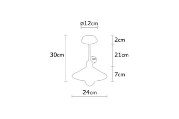 Taklampe Marulbury Svart - Svart - Belysning - Innendørsbelysning & Lamper - Taklampe - Pendellamper & Hengelamper