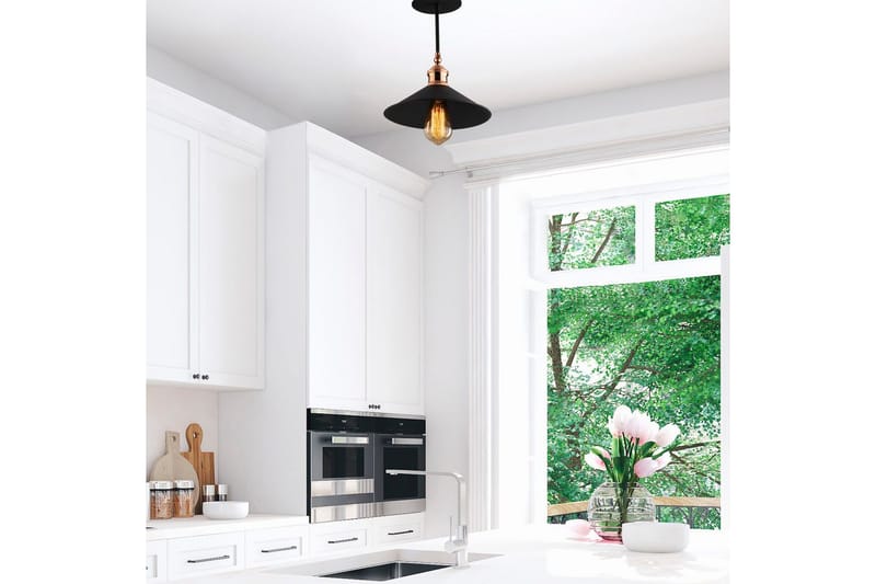 Taklampe Marulbury Svart - Svart - Belysning - Innendørsbelysning & Lamper - Taklampe - Pendellamper & Hengelamper