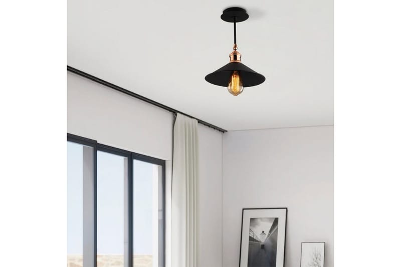 Taklampe Marulbury Svart - Svart - Belysning - Innendørsbelysning & Lamper - Taklampe - Pendellamper & Hengelamper
