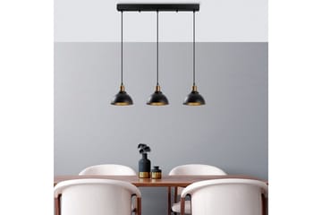 Taklampe Masatsune Tre Svart / Antikk - Svart / Antikk - Belysning - Innendørsbelysning & Lamper - Taklampe - Pendellamper & Hengelamper