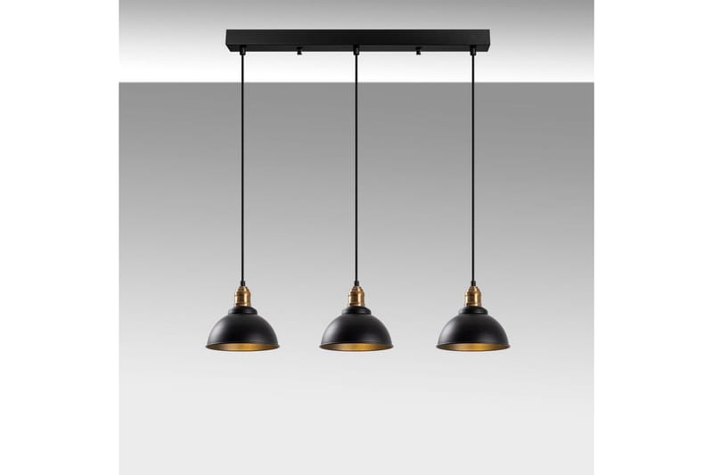 Taklampe Masatsune Tre Svart / Antikk - Svart / Antikk - Belysning - Innendørsbelysning & Lamper - Taklampe - Pendellamper & Hengelamper