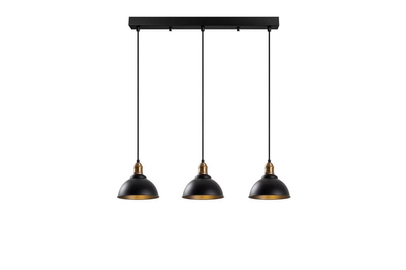 Taklampe Masatsune Tre Svart / Antikk - Svart / Antikk - Belysning - Innendørsbelysning & Lamper - Taklampe - Pendellamper & Hengelamper