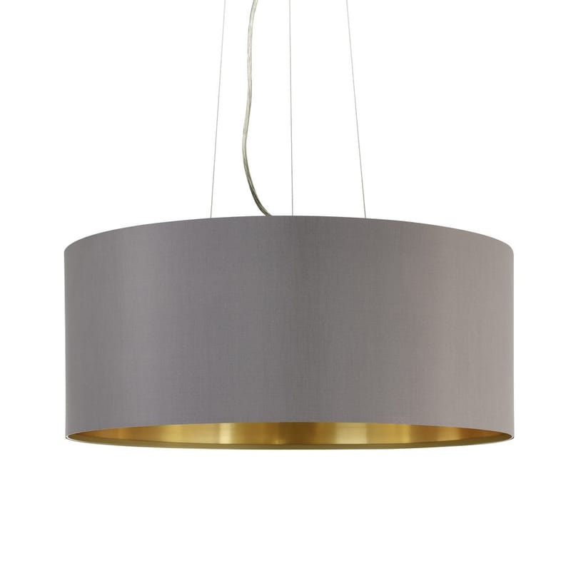 Taklampe Maserlo med 3 lamper - Matt nikkel/cappuccino - Belysning - Innendørsbelysning & Lamper - Taklampe - Pendellamper & Hengelamper