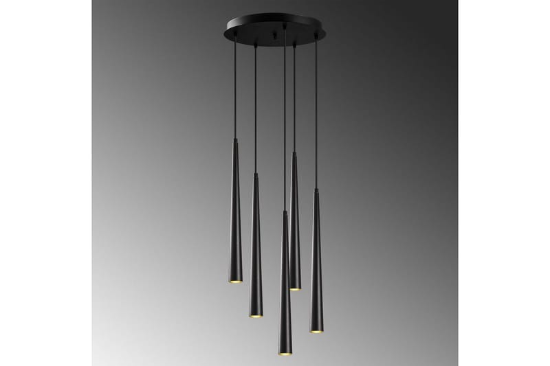 Taklampe Matsuchi svart Syv Stikkontakter - Syv Stikkontakter - Belysning - Innendørsbelysning & Lamper - Taklampe - Pendellamper & Hengelamper