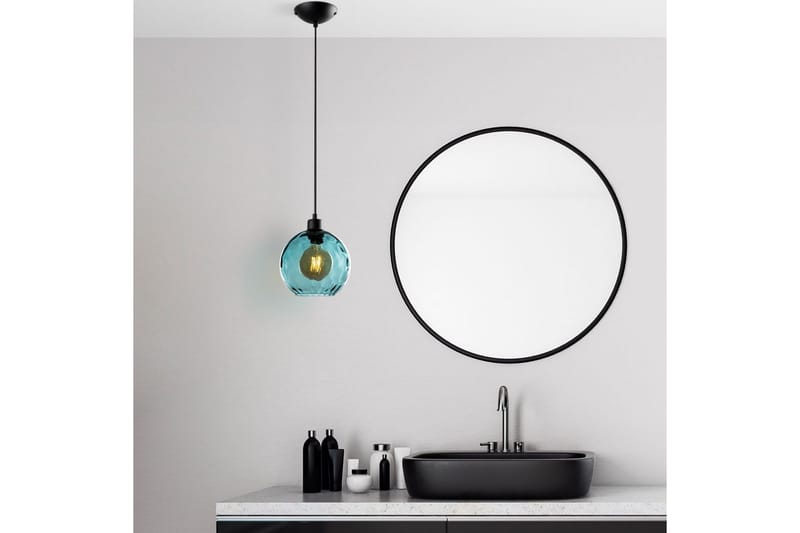 Taklampe Mayur Blå / Svart - Blå / Svart - Belysning - Innendørsbelysning & Lamper - Taklampe - Pendellamper & Hengelamper
