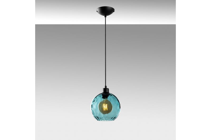 Taklampe Mayur Blå / Svart - Blå / Svart - Belysning - Innendørsbelysning & Lamper - Taklampe - Pendellamper & Hengelamper