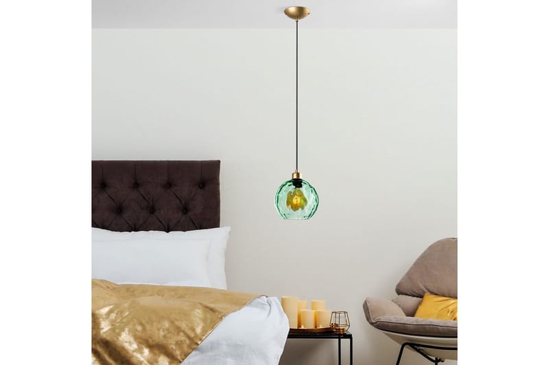Taklampe Mayur Grønn / Gull - Grønn / Gull - Belysning - Innendørsbelysning & Lamper - Taklampe - Pendellamper & Hengelamper