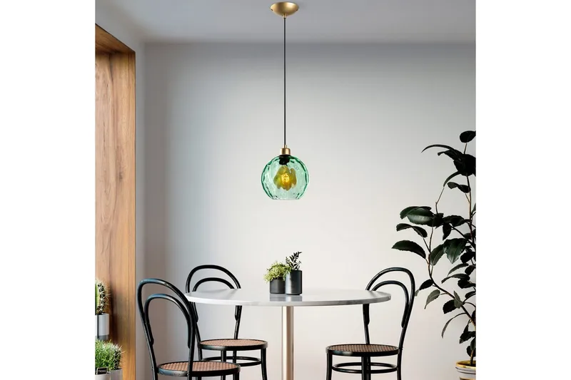 Taklampe Mayur Grønn / Gull - Grønn / Gull - Belysning - Innendørsbelysning & Lamper - Taklampe - Pendellamper & Hengelamper