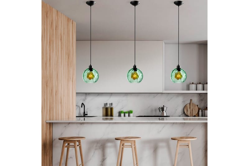 Taklampe Mayur Grønn / Svart - Grønn / Svart - Belysning - Innendørsbelysning & Lamper - Taklampe - Pendellamper & Hengelamper