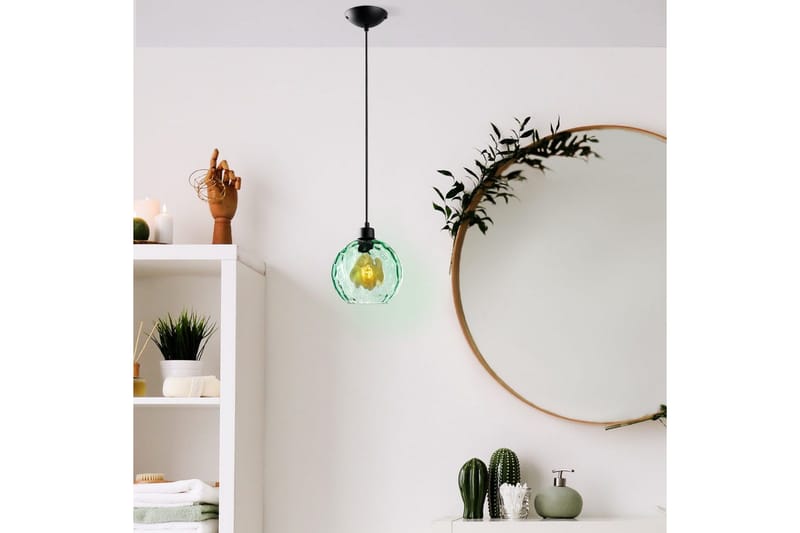 Taklampe Mayur Grønn / Svart - Grønn / Svart - Belysning - Innendørsbelysning & Lamper - Taklampe - Pendellamper & Hengelamper