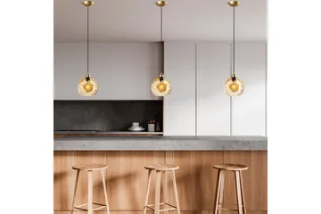 Taklampe Mayur Gul / Gull - Gul / Gull - Belysning - Innendørsbelysning & Lamper - Taklampe - Pendellamper & Hengelamper
