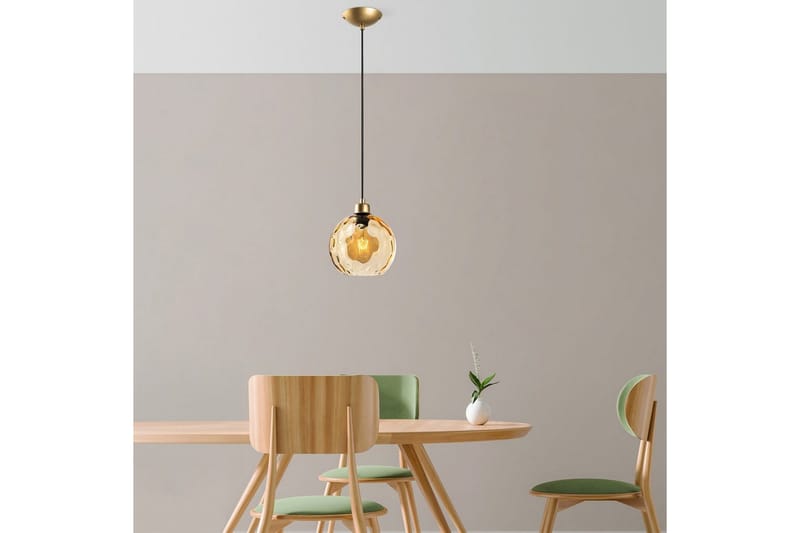 Taklampe Mayur Gul / Gull - Gul / Gull - Belysning - Innendørsbelysning & Lamper - Taklampe - Pendellamper & Hengelamper