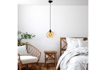 Taklampe Mayur Gul / Svart - Gul / Svart - Belysning - Innendørsbelysning & Lamper - Taklampe - Pendellamper & Hengelamper