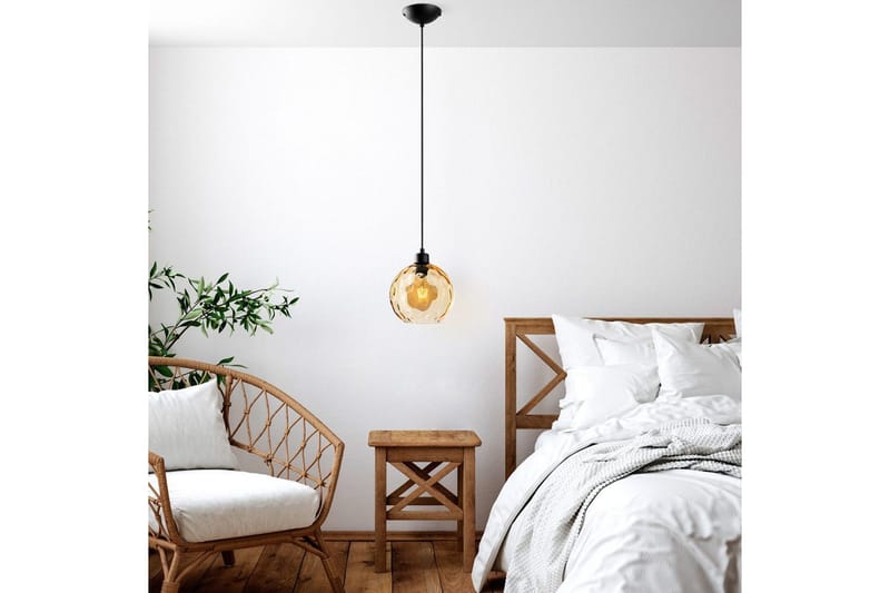 Taklampe Mayur Gul / Svart - Gul / Svart - Belysning - Innendørsbelysning & Lamper - Taklampe - Pendellamper & Hengelamper