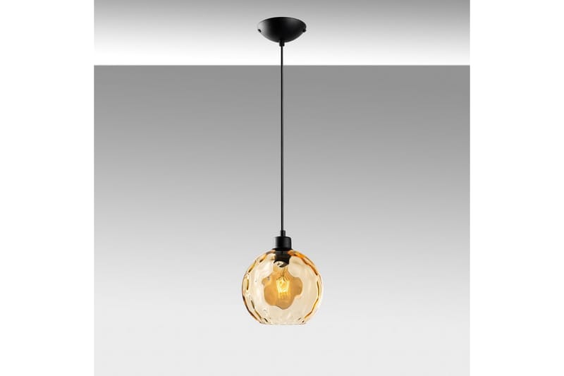 Taklampe Mayur Gul / Svart - Gul / Svart - Belysning - Innendørsbelysning & Lamper - Taklampe - Pendellamper & Hengelamper