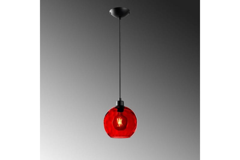 Taklampe Mayur Rød / Svart - Rød / Svart - Belysning - Innendørsbelysning & Lamper - Taklampe - Pendellamper & Hengelamper