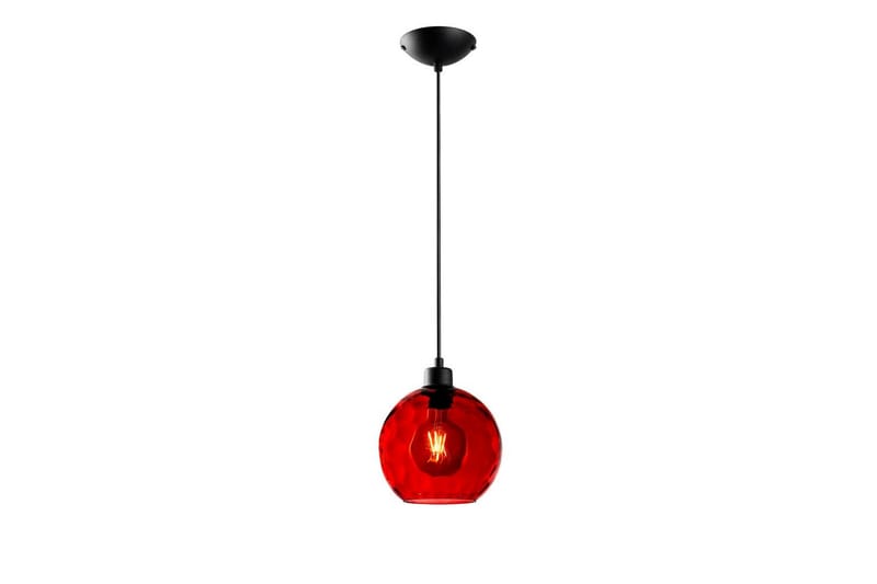 Taklampe Mayur Rød / Svart - Rød / Svart - Belysning - Innendørsbelysning & Lamper - Taklampe - Pendellamper & Hengelamper